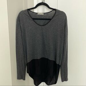 ⛄️ Zara Grey and Black Long Sleeve​​​​​